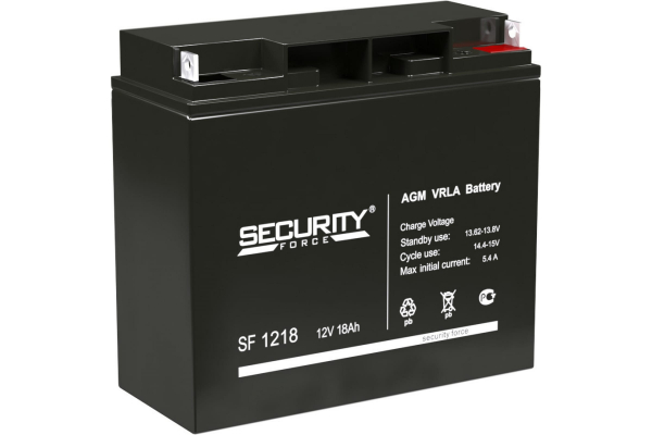 Аккумулятор 12В 18А.ч Security Force SF 1218