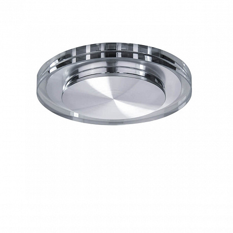 Встраиваемый светильник Lightstar Speccio CYL LED 5W 380LM 4000K хром прозрачный