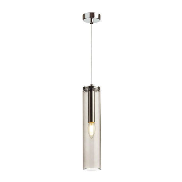 Подвесной светильник Odeon Light Pendant Klum 4694/1 E14 ODL20 299 хром/дымчатый
