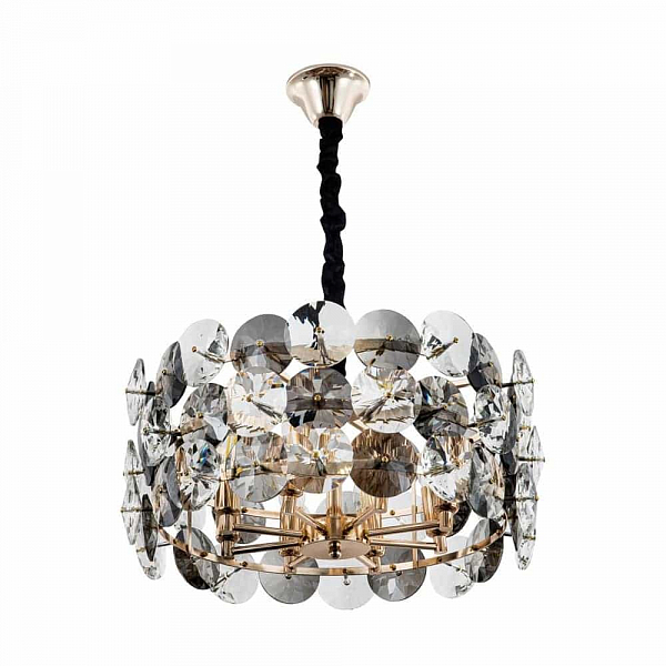 Подвесная люстра MODELUX ML.7191.8 GD 8*Е14 160-265V 380-670*510мм