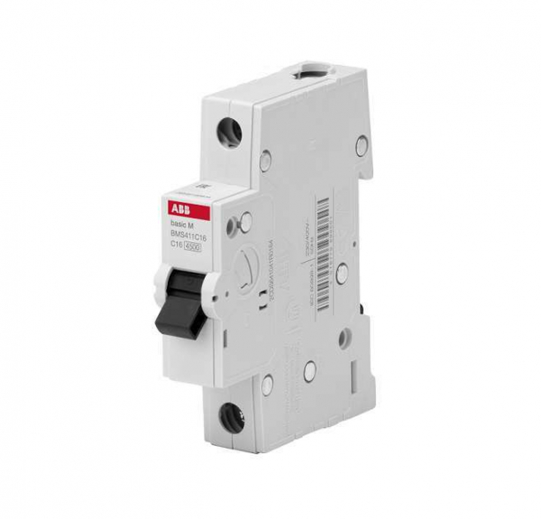 Выключатель автоматический модульный 1п C 10А 4.5кА Basic M BMS411C10 ABB