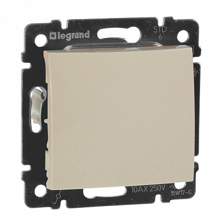 Механизм переключателя проходного 1-кл. СП Valena 10А IP31 250В сл. кость Legrand