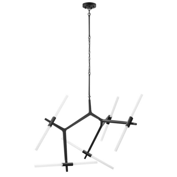 Подвесная люстра Lightstar Struttura 10*G9 черный матовый (в комплекте) (1373/10)