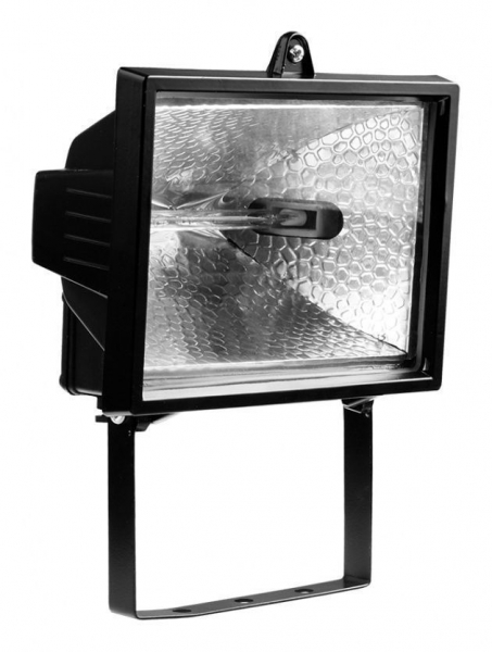 Прожектор ИО-500Вт симметричный черный IP54