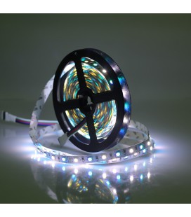 Светодиодная лента 5050 60led RGB+W-One 12V IP33 