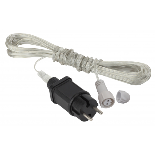 Трансформатор для подключения низковольтных гирлянд, 220V-24V, IP44, 3м ENIT-3 ЭРА