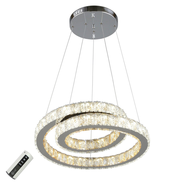 Подвесной светодиодный светильник Omnilux Traso OML-03503-72 LED 32W 3000-6500K пульт D500 H1840мм