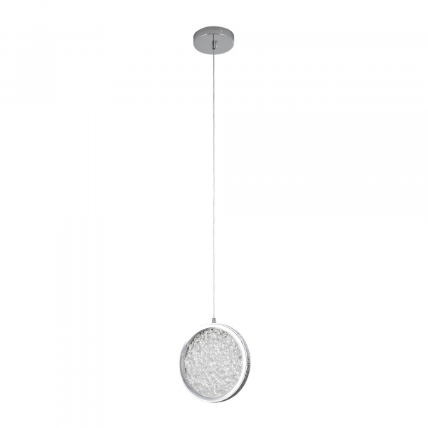 Подвесной светильник LED4U L7108-200 CR хром, 10Вт, 4000К, 250-1000*25мм