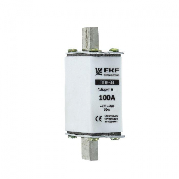 Вставка плавкая ППН-33 40А габарит 00 PROxima EKF fus-33/160/40