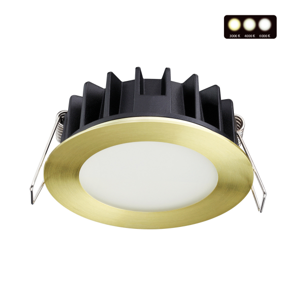 Встраиваемый светодиодный светильник Novotech Spot Lante 358950 10W 800lm 3000-6000K