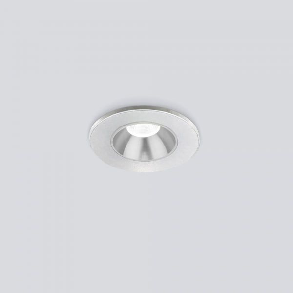 Встраиваемый точечный светодиодный светильник Elektrostandard 25025/LED 3W 4200K SL серебро