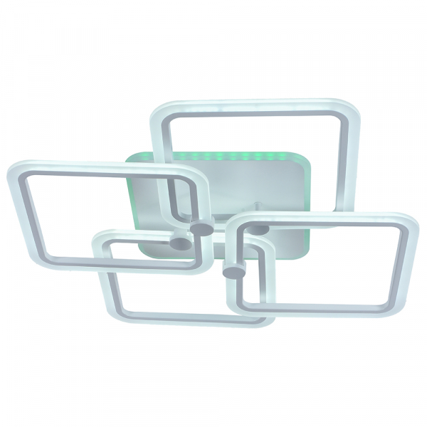 Люстра светодиодная Profit Light 8001/4 WHT 144W+10W 3000-6000K пульт
