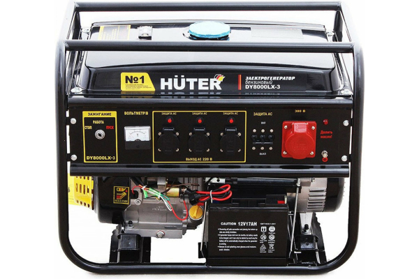 Электрогенератор DY8000LX-3 Huter