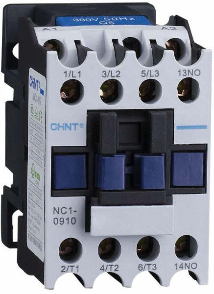 Контактор NC1-0910 9А 230В/АС3 1НО 50Гц (R) CHINT