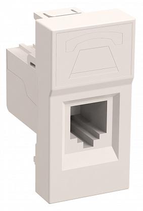 Механизм розетки компьютерной 1-м 1мод. Праймер RJ45 кат.5E UTP IEK