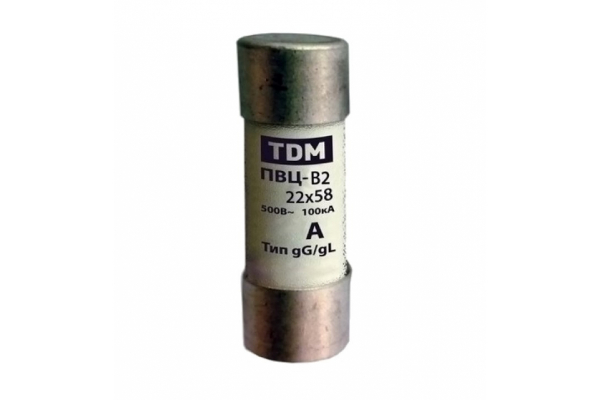 Вставка плавкая ПВЦ-В2 22х58 4А TDM