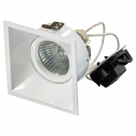 Встраиваемый светильник Lightstar Domino Quadro 214506 MR16 белый