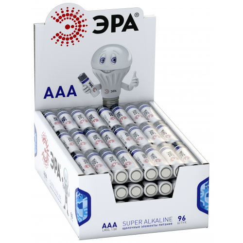 Батарейки ЭРА LR03-4S promo-box SUPER Alkaline цена за шт.