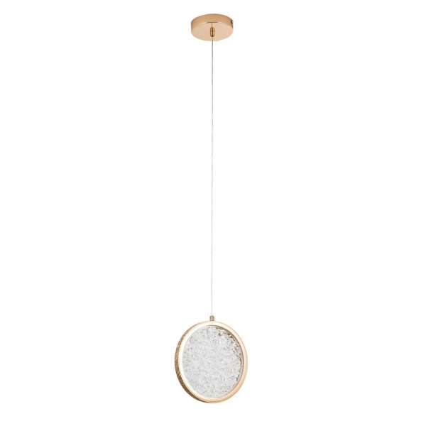 Подвесной светильник LED4U L7108-200 GD, 8Вт, 250-1000*200*25мм