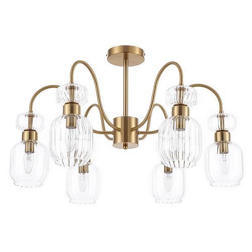 Светильник на штанге Escada Gloss 1141/6PL  E14*60W Antigue copper/Clear
