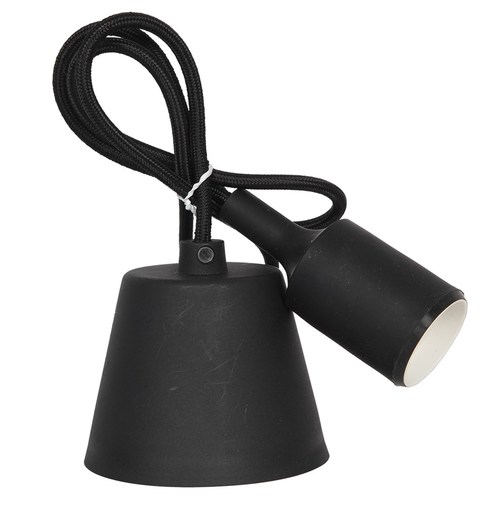 *Патрон Е27 со шнуром для LED-UFO силикон черный 1м SBE-CLH27s-b