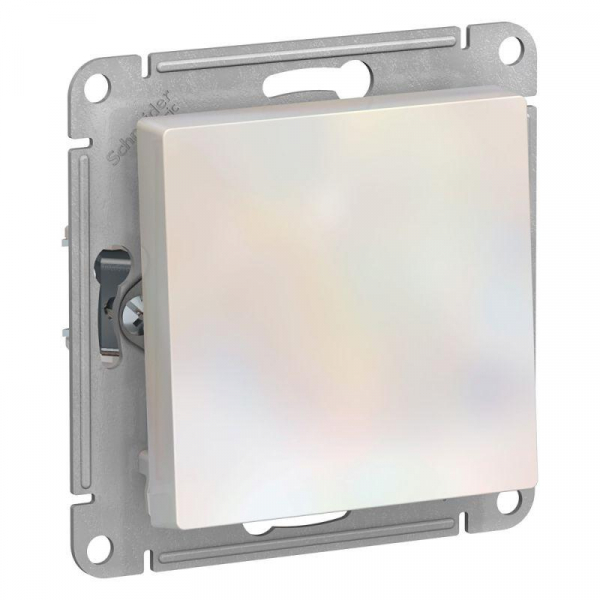 Механизм выключателя 1-кл. СП AtlasDesign 10А IP20 (сх. 1) 10AX жемчуж. SchE