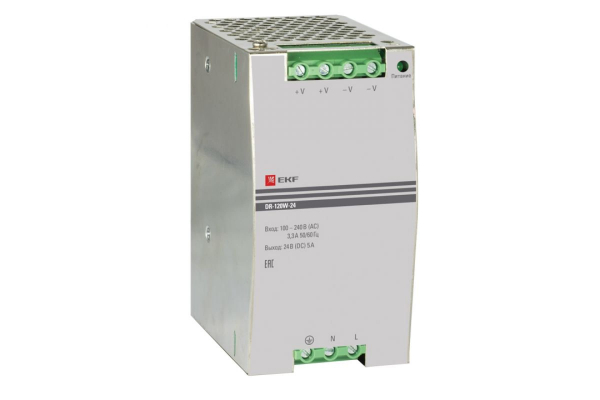 Блок питания 24В DR-120W-24 EKF