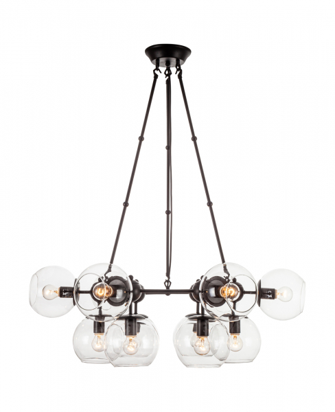 Подвесная люстра Escada Turn 589/12 12*E14 Black