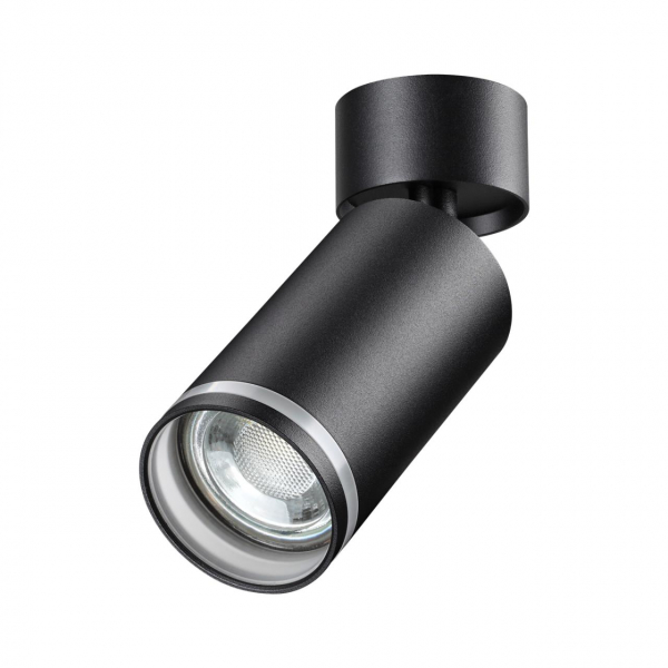 Светильник накладной черный IP20 GU10 9W 220V ULAR OVER NT22 