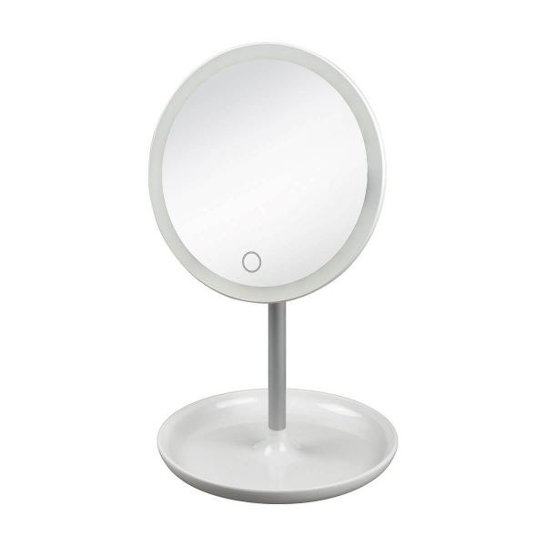 Зеркало с подсветкой Uniel TLD-590 White/LED/80Lm/6000K/Dimmer круглое