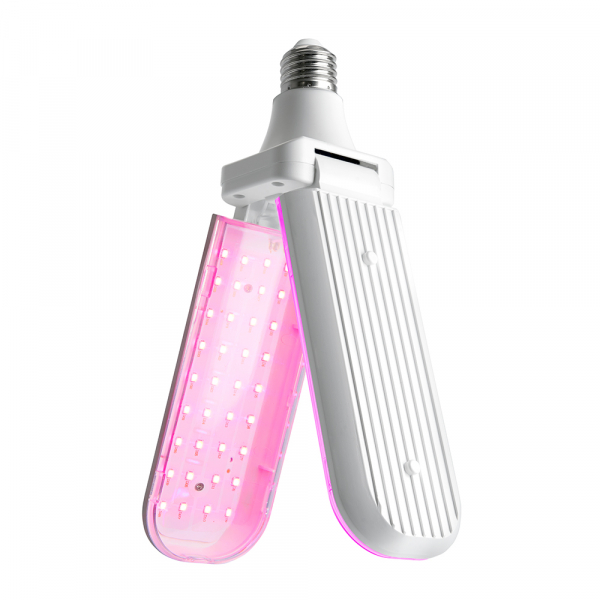Лампа светодиодная 2-х лепестковая Feron LB-7000 E27 20W красно-синий спектр