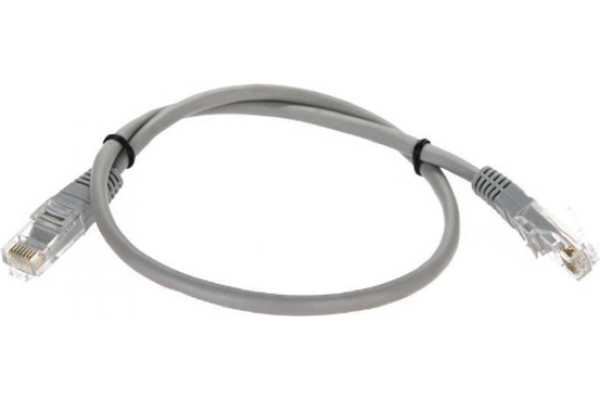Патч-корд UTP кат.5е 0,5м, литой многожильный