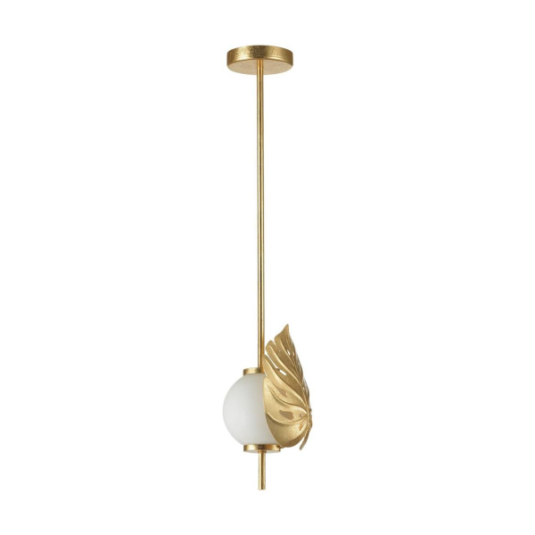 Подвес Odeon Light Modern Jungle золотистый/белый/стекло 4864/1A MODERN ODL_EX22 81 E14
