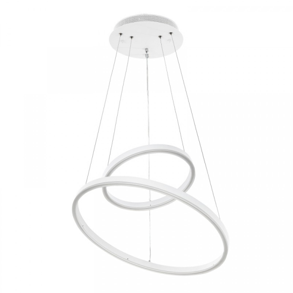 Подвесной светильник LED4U 55000-2 WH LED 60W 400-1150*500*500мм 3000-6000K пульт