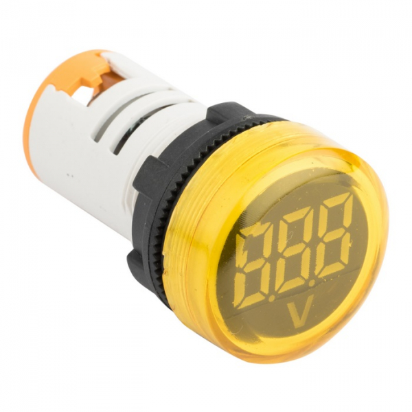 Индикатор напряжения ED16-22VD желт. PROxima EKF