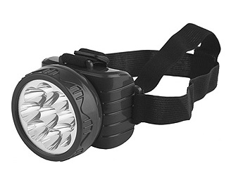 Фонарь Трофи TG9 Акку налобный 4V0.9Ah, 9xLED, ЗУ 220V, карт
