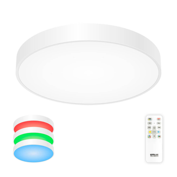 Потолочный светодиодный светильник Citilux Купер LED 95W 3000-5500K с пультом Белый