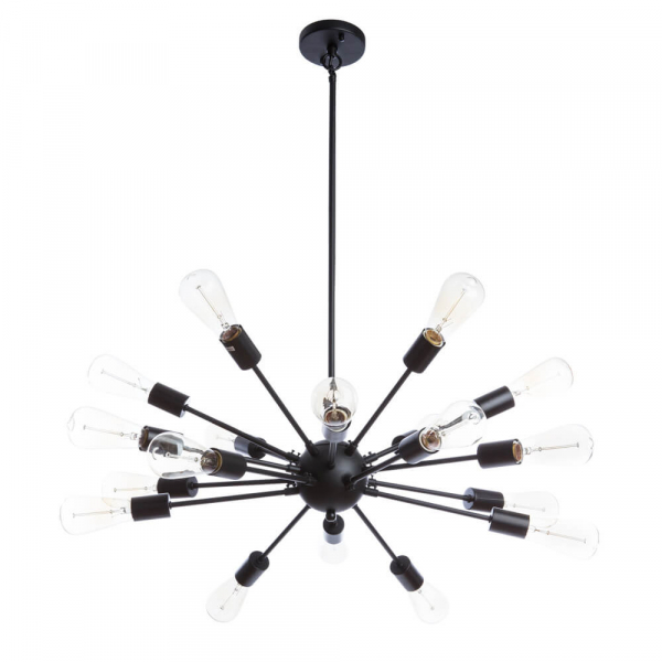 Подвесная люстра Divinare Floriana 5010/01 SP-18, 18*E27 черная