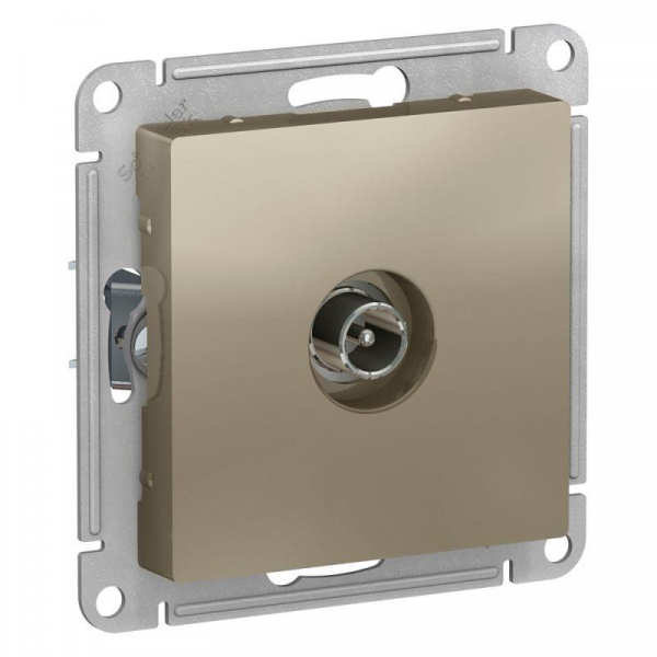Механизм розетки TV оконечной AtlasDesign 1DB шампань SchE