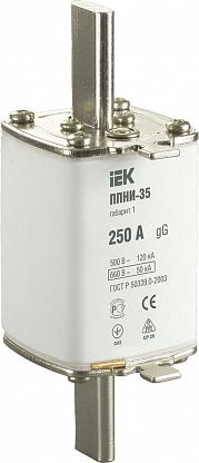 Вставка плавкая ППНИ-35 250А габарит 1 IEK