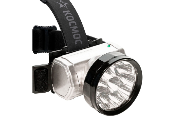 Налобный фонарь Accu H10 LED 10Led 300мА.ч встроенное заряд. устр. Космос