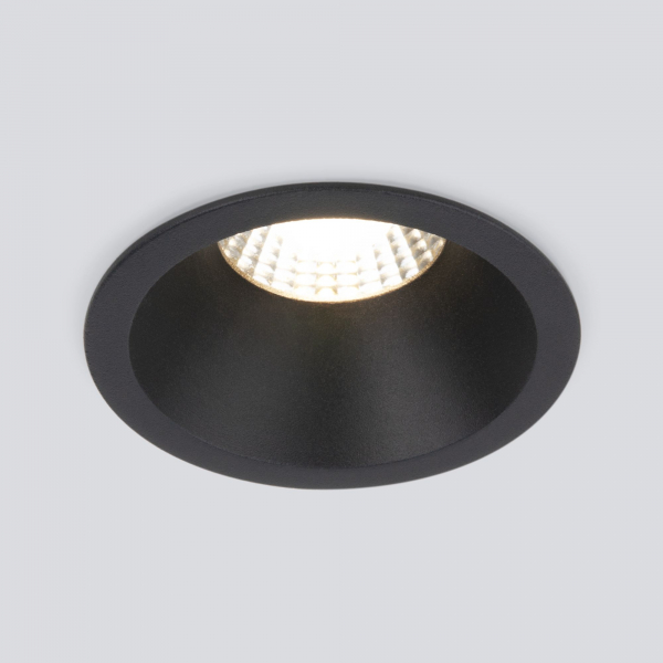 Встраиваемый точечный светодиодный светильник Elektrostandard 15266/LED 7W 4200K черный