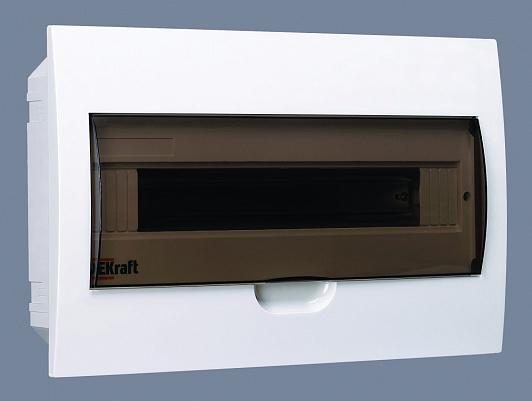 Корпус встраиваемый ЩРВ-П-18 25х40х10 18мод. IP41 пластик. DEKraft