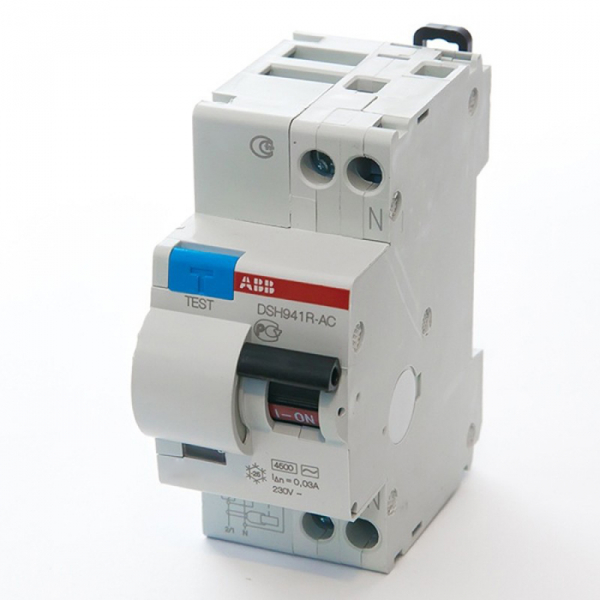 Выключатель авт. диф. тока  1P+N 10A 30mA (AC) хар. C DSH941R  ABB