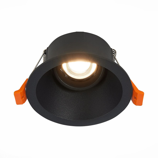 Светильник встр. ST Luce Черный GU10 D103хH52 220V 