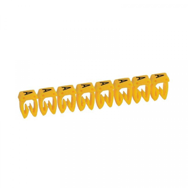 Маркер каб. 4.0-6.0кв.мм CAB3 "A" желт. (уп.300шт) Leg 038360
