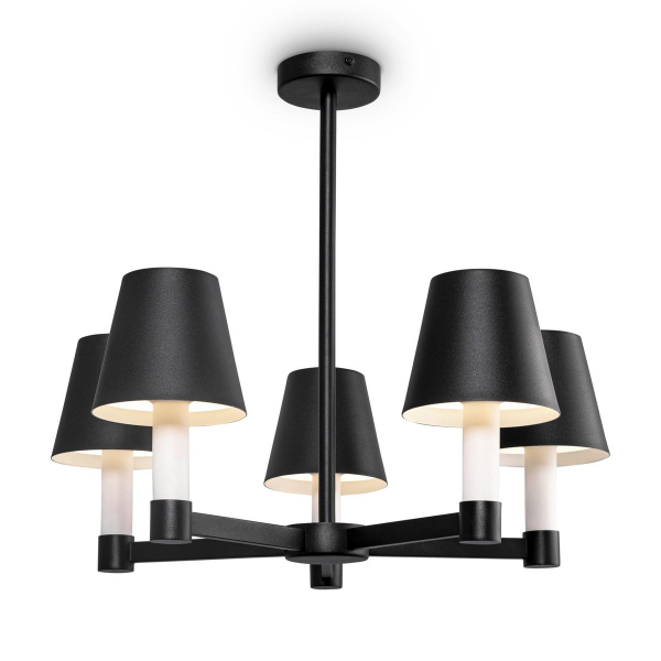 Подвесная люстра Maytoni Tet-a-tet MOD104PL-05B 5*E14 черная