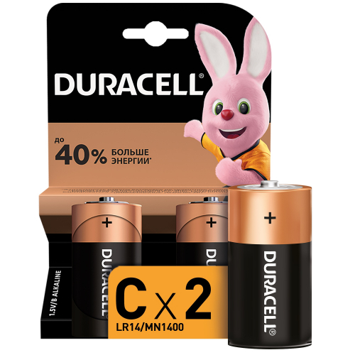 Элемент питания Duracell LR14-2BL блистер 2 шт. (цена за шт)